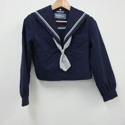 【中古】大阪府 四天王寺中学校・高等学校 女子制服 3点（セーラー服・スカート）sf017726