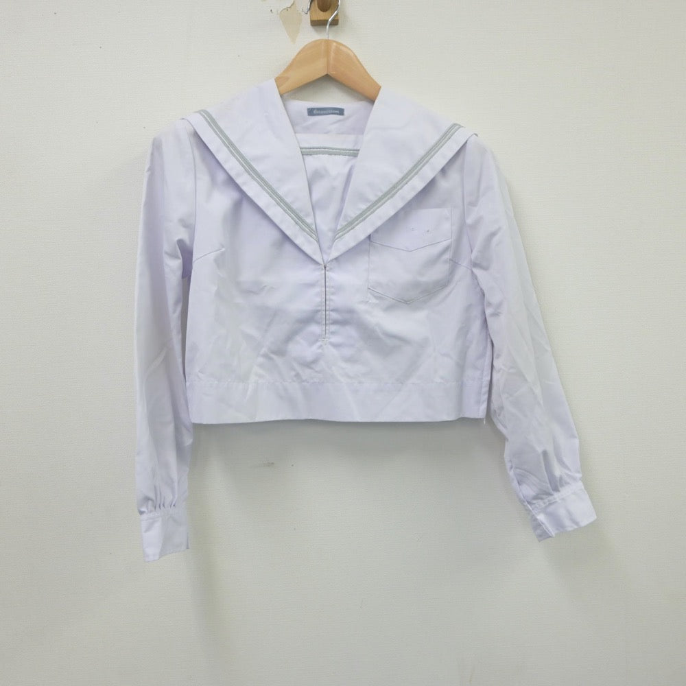 【中古】大阪府 四天王寺中学校・高等学校 女子制服 2点（セーラー服・スカート）sf017728