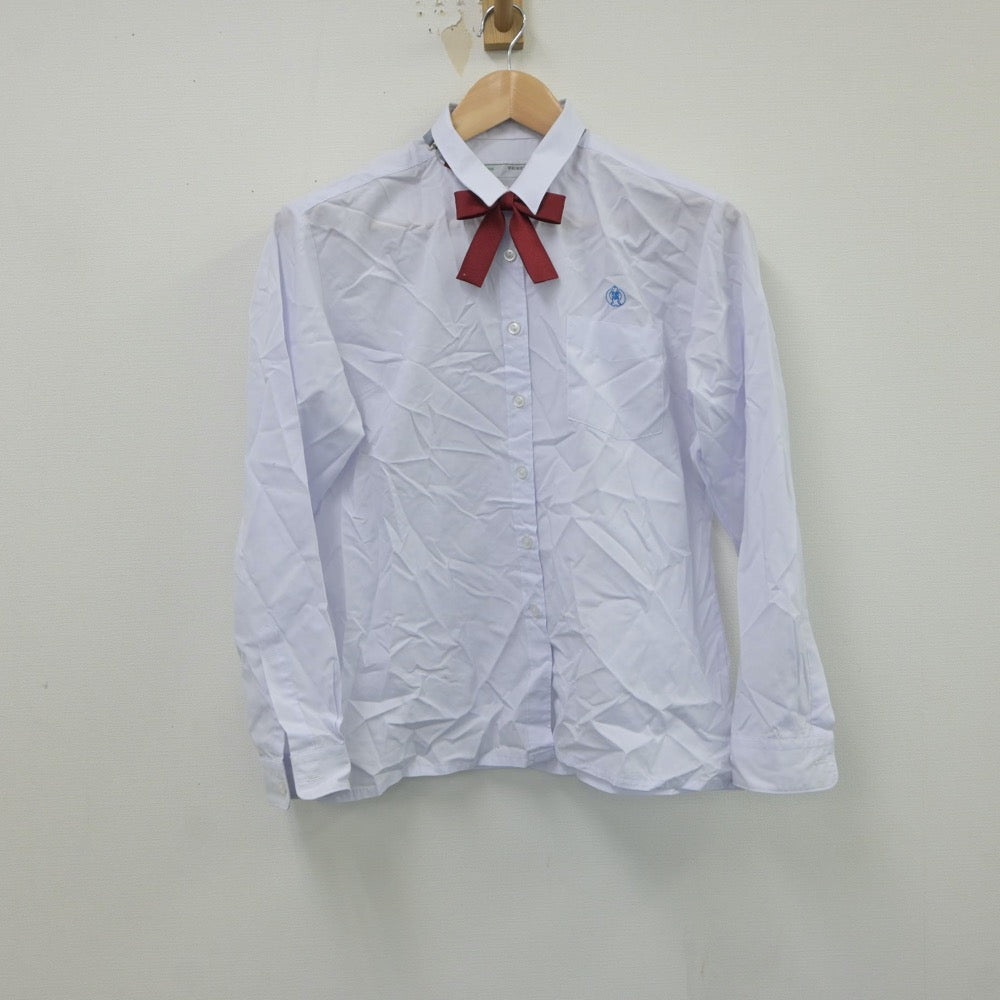 【中古】沖縄県 球陽高等学校 女子制服 3点（シャツ・スカート）sf017735