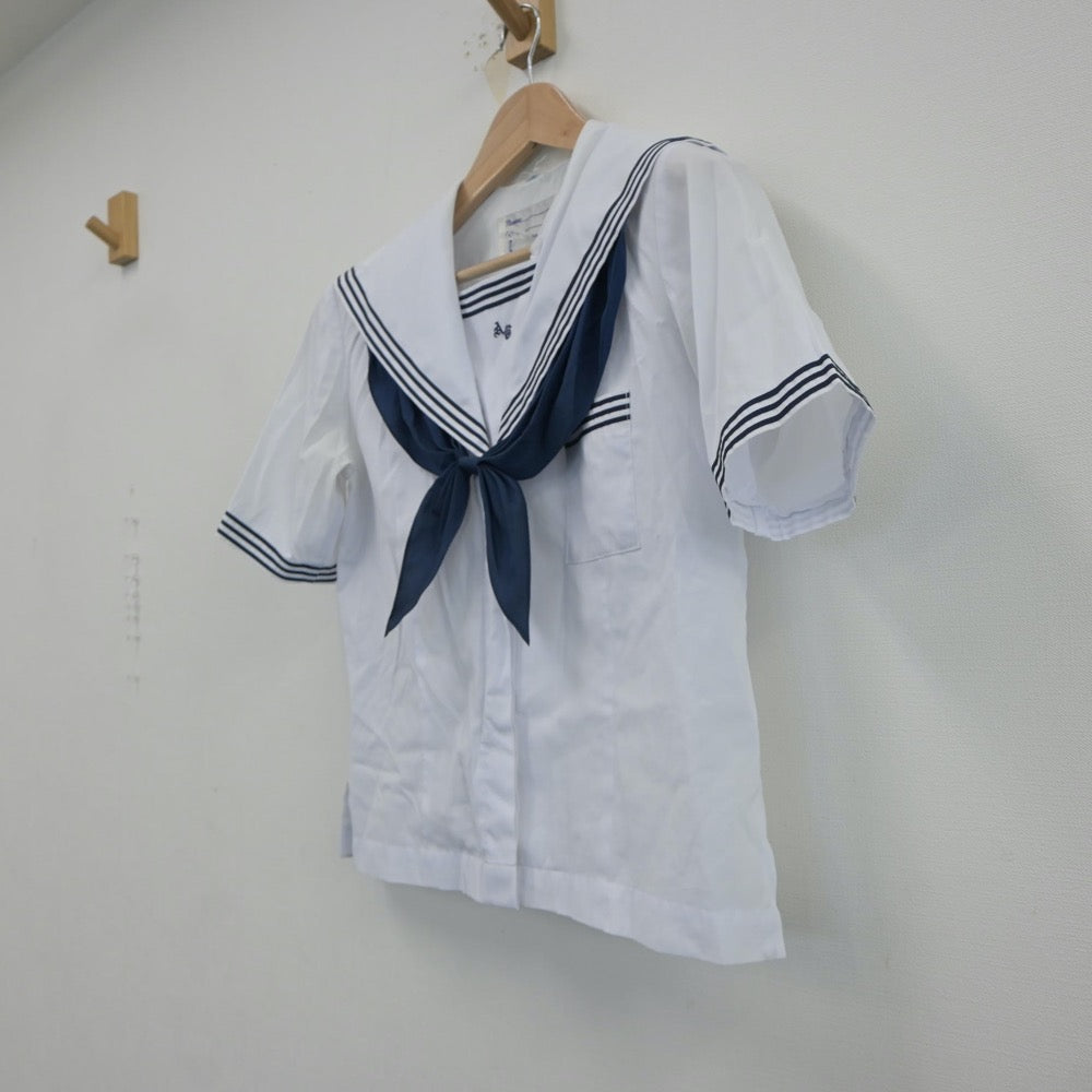 【中古】愛知県 安城学園高等学校 女子制服 3点（セーラー服）sf017751