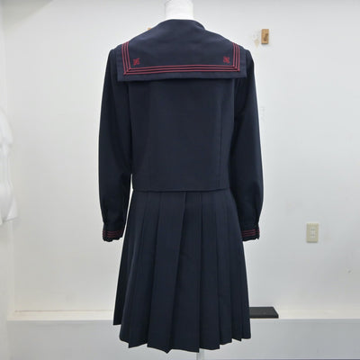 【中古】東京都 日本大学豊山女子中学校・高等学校 女子制服 3点（セーラー服・スカート）sf017759