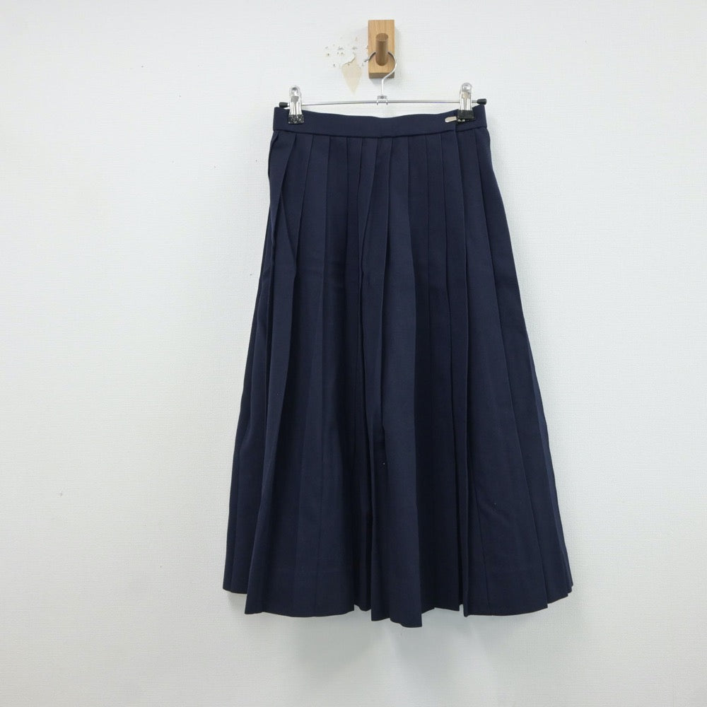 【中古】兵庫県 安室中学校 女子制服 2点（セーラー服・スカート）sf017767