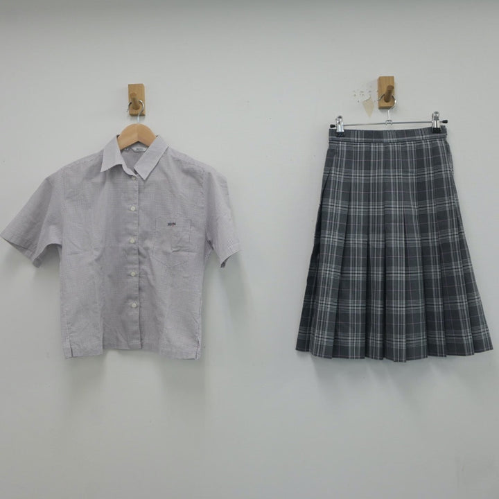 中古制服】山口県 山口県立成進高等学校 女子制服 3点（シャツ・スカート）sf017773【リサイクル学生服】 | 中古制服通販パレイド