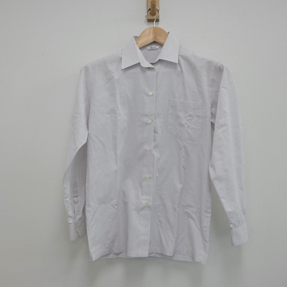 【中古】山口県 山口県立成進高等学校 女子制服 2点（シャツ・ニット）sf017774