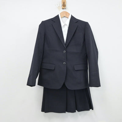 【中古】山口県 山口県立厚狭高等学校 女子制服 5点（ブレザー・シャツ・ニット・スカート）sf017775