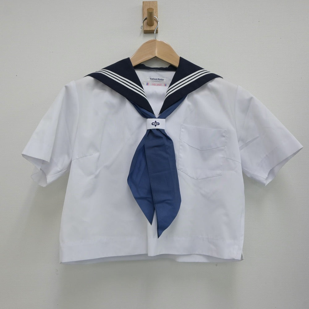 【中古】兵庫県 安室中学校 女子制服 4点（セーラー服・スカート）sf017785