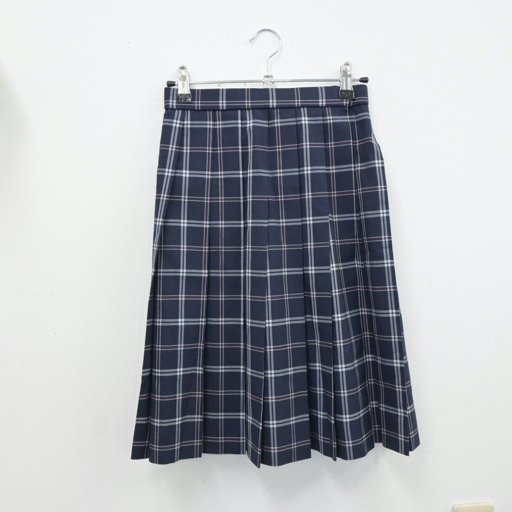 【中古】東京都 日本工業大学駒場高等学校 女子制服 3点（シャツ・ニットベスト・スカート）sf017790