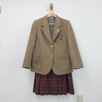 【中古】佐賀県 神埼清明高等学校 女子制服 3点（ブレザー・スカート）sf017791