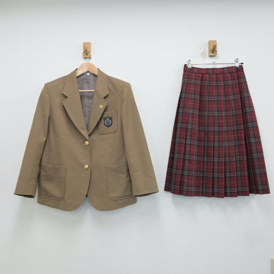 【中古】佐賀県 神埼清明高等学校 女子制服 3点（ブレザー・スカート）sf017791