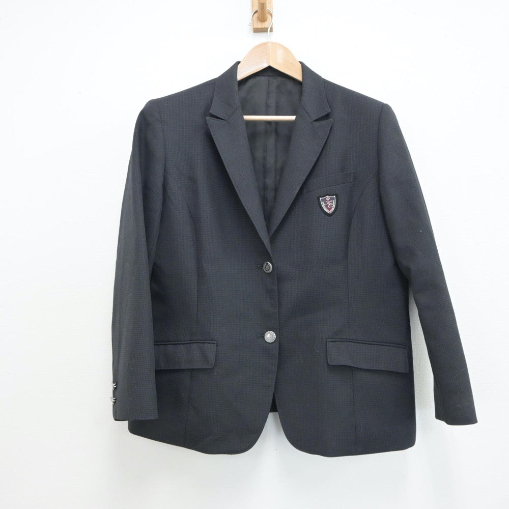 【中古】石川県 石川県小松商業高等学校 女子制服 2点（ブレザー・スカート）sf017799