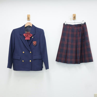 【中古】埼玉県 浦和学院高等学校 女子制服 3点（ブレザー・スカート）sf017801