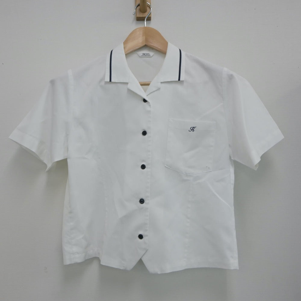 【中古】東京都 駒澤大学高等学校 女子制服 3点（シャツ・ニットベスト・スカート）sf017803