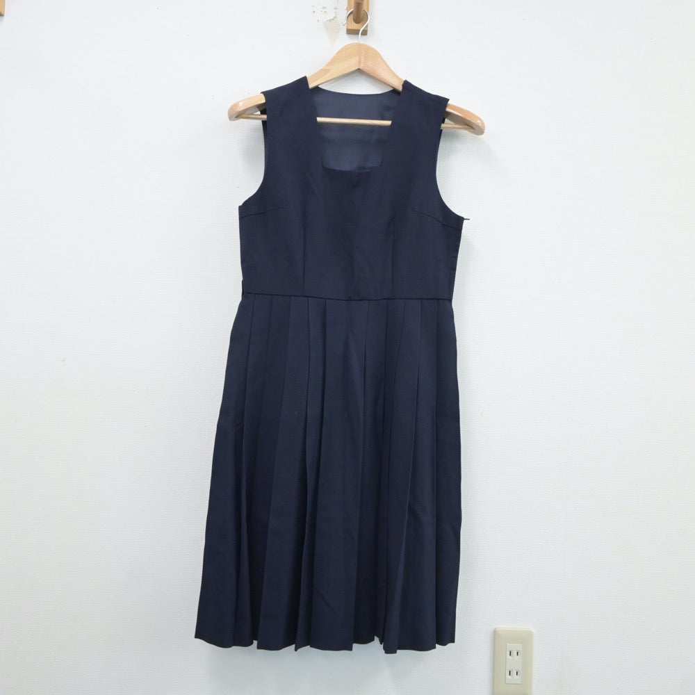 中古制服】茨城県 土浦第六中学校 女子制服 3点（セーラー服