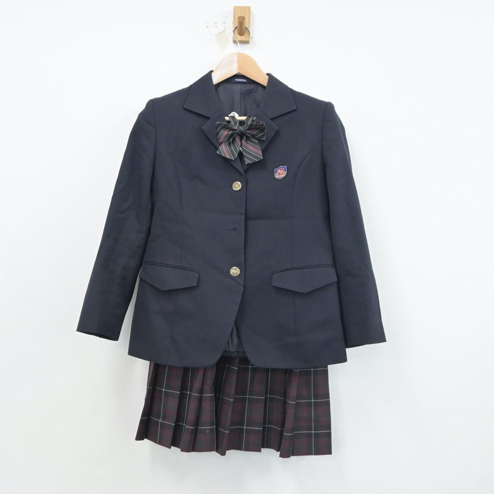 【中古】兵庫県 明石北高等学校 女子制服 3点（ブレザー・スカート）sf017820