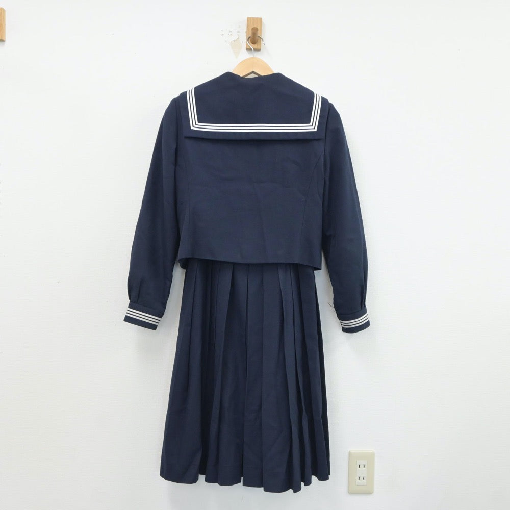 【中古】東京都 小松川第一中学校 女子制服 3点（セーラー服・ジャンパースカート）sf017839