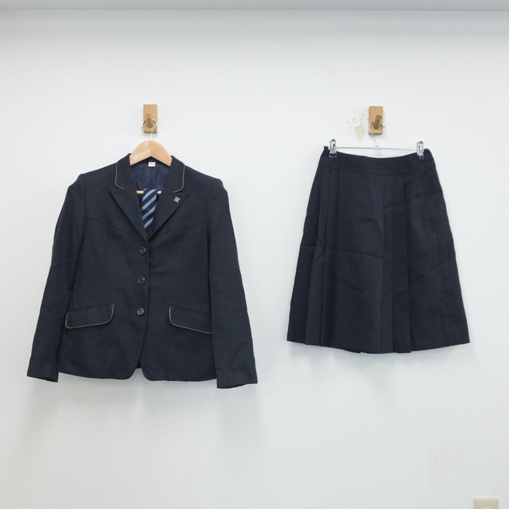 【中古】北海道 札幌藻岩高等学校 女子制服 5点（ブレザー・ベスト・スカート）sf017840