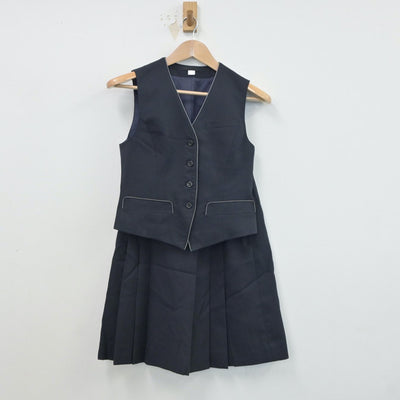 【中古】北海道 札幌藻岩高等学校 女子制服 5点（ブレザー・ベスト・スカート）sf017840