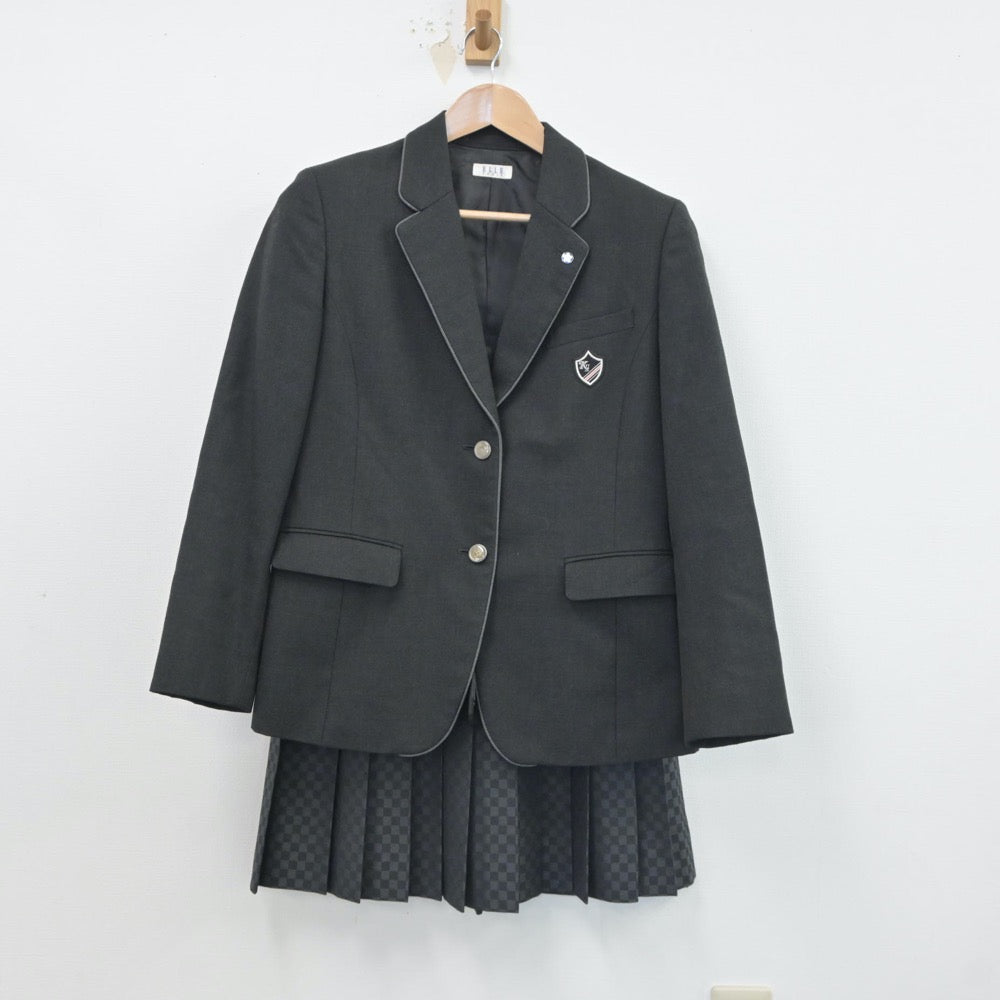 【中古】東京都 共立女子第二高等学校 女子制服 4点（ブレザー・スカート）sf017843