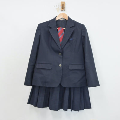 【中古】大阪府 堺上高等学校 女子制服 3点（ブレザー・スカート）sf017845