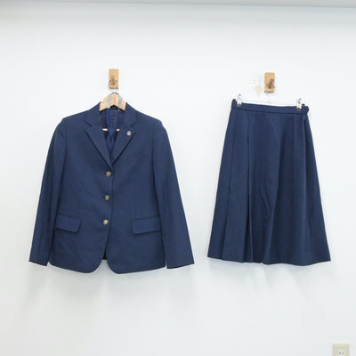 【中古】福岡県 春日高等学校 女子制服 6点（ブレザー・ベスト・スカート・スカート）sf017849