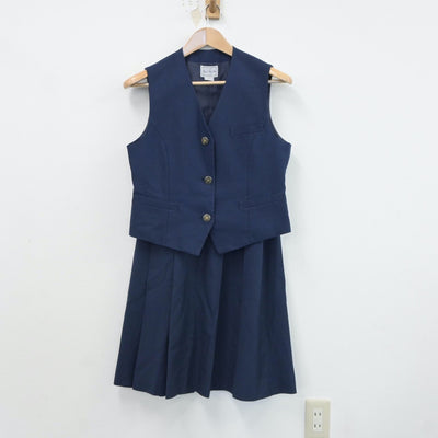 【中古】福岡県 春日高等学校 女子制服 6点（ブレザー・ベスト・スカート・スカート）sf017849