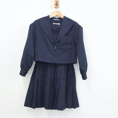 【中古】愛知県 東港中学校 女子制服 2点（セーラー服・スカート）sf017853