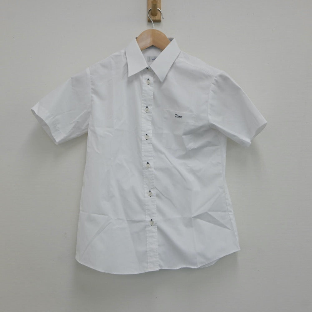 【中古】宮城県 登米高等学校 女子制服 3点（シャツ・ニットベスト・スカート）sf017855