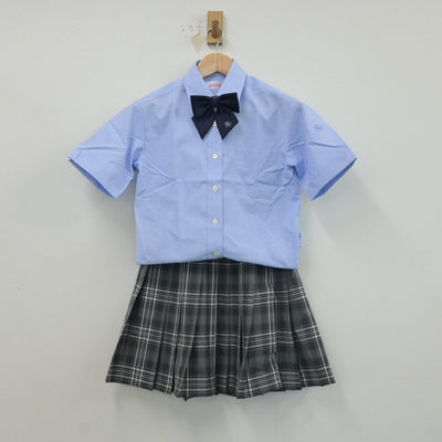 【中古】東京都 東京家政学院中学校・高等学校 女子制服 3点（シャツ・スカート）sf017860