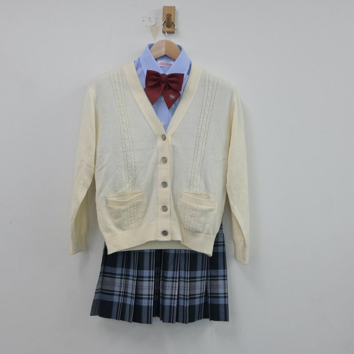 【中古制服】東京都 東京家政学院中学校・高等学校 女子制服 4点（シャツ・ニット・スカート）sf017861【リサイクル学生服】 |  中古制服通販パレイド