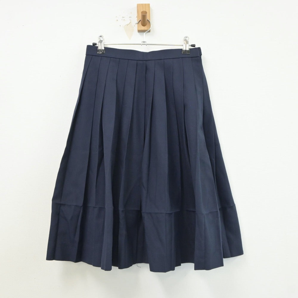 【中古】岐阜県 安八郡安八町組合立東安中学校 女子制服 2点（セーラー服・スカート）sf017863