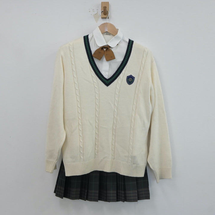 中古制服】東京都 明治学院高等学校 女子制服 5点（ブレザー・シャツ・ニット・スカート）sf017873【リサイクル学生服】 | 中古制服通販パレイド