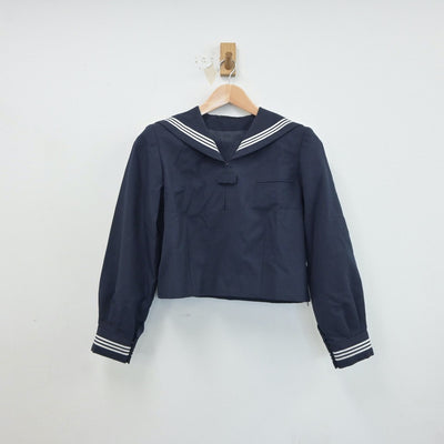 【中古】東京都 墨田区立本所中学校 女子制服 2点（セーラー服・ジャンパースカート）sf017876