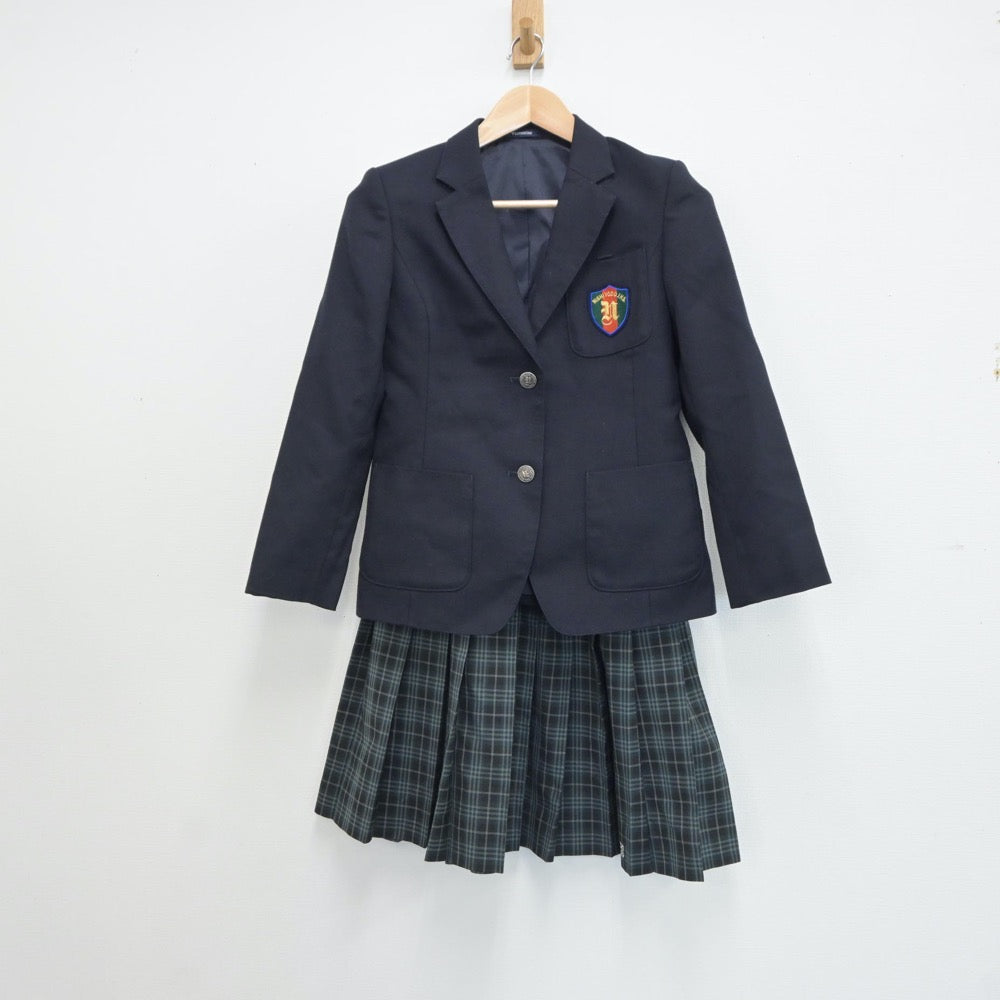 【中古】大阪府 大阪市立西淀中学校 女子制服 3点（ブレザー・スカート）sf017878