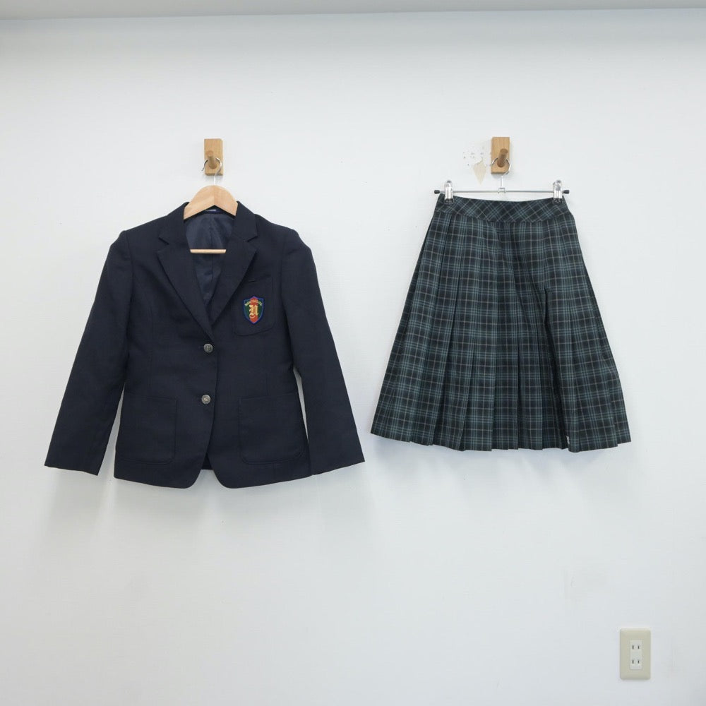 【中古】大阪府 大阪市立西淀中学校 女子制服 3点（ブレザー・スカート）sf017878