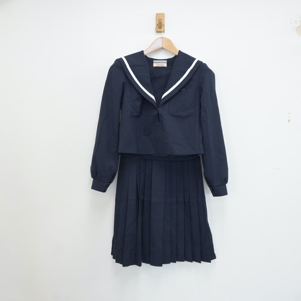 【中古】愛知県 愛知県立刈谷北高等学校 女子制服 3点（セーラー服・スカート）sf017880