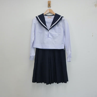 【中古】愛知県 愛知県立刈谷北高等学校 女子制服 3点（セーラー服・スカート）sf017881