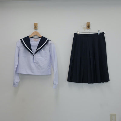 【中古】愛知県 愛知県立刈谷北高等学校 女子制服 3点（セーラー服・スカート）sf017881