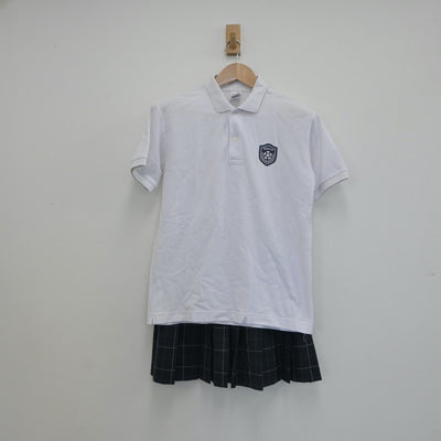 【中古】東京都 東京都立石神井高等学校 女子制服 3点（シャツ・スカート）sf017890