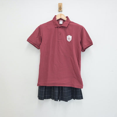 【中古】東京都 東京都立石神井高等学校 女子制服 3点（シャツ・スカート）sf017890