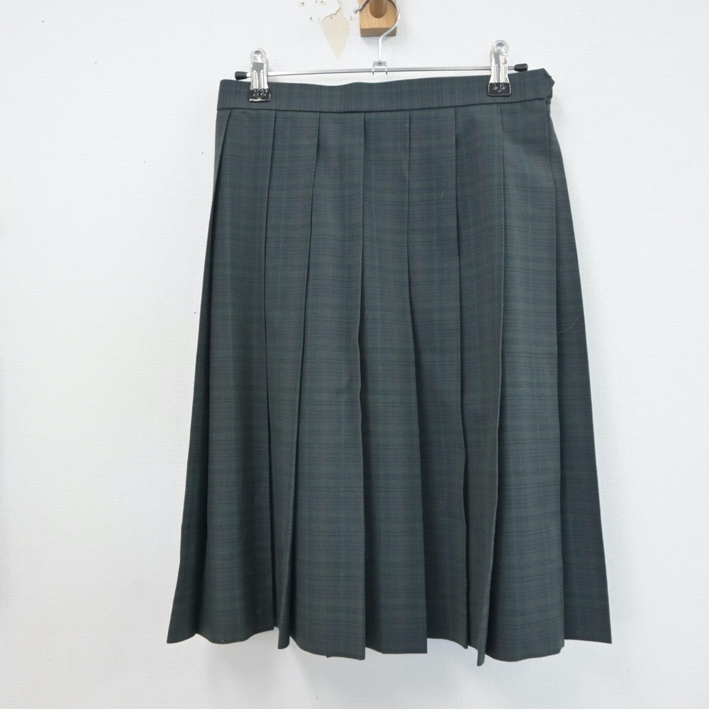 【中古】東京都 八王子市立松が谷中学校 女子制服 2点（ベスト・スカート）sf017892