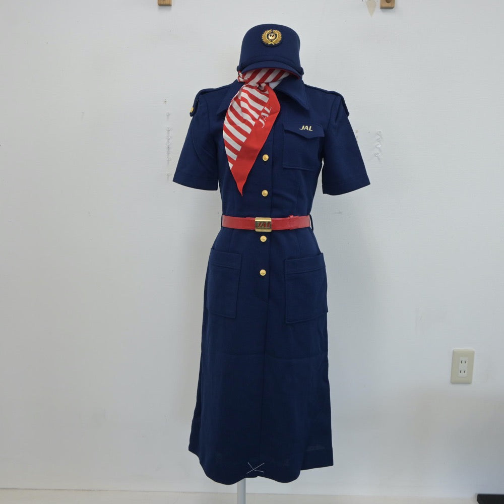 【中古】CA JAL 日本航空 キャビンアテンダント制服(1981年) 8点 sf017907