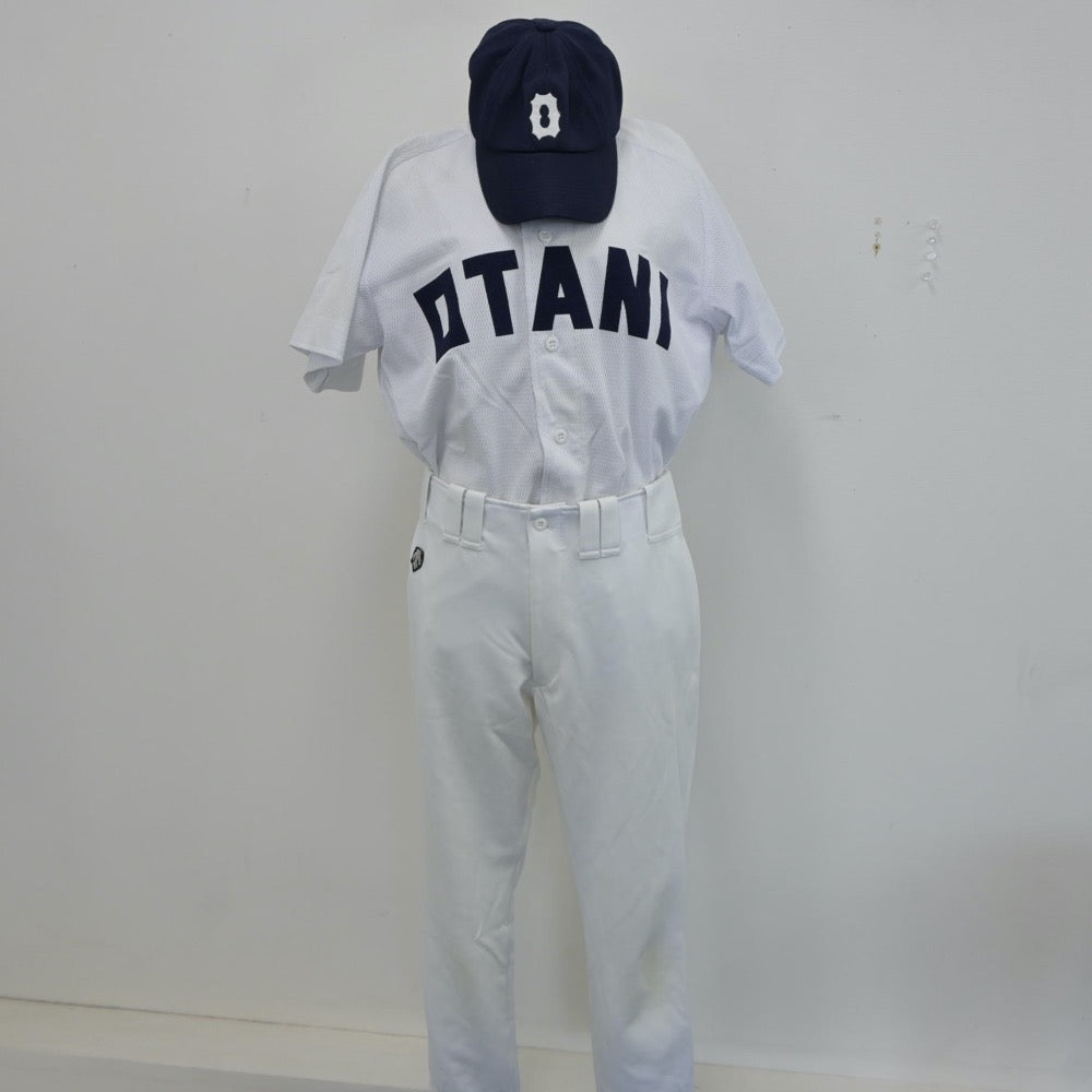 【中古】京都府 大谷高等学校 野球部ユニフォーム 男子制服 4点（部活ユニフォーム 上・部活ユニフォーム 下）sf017909