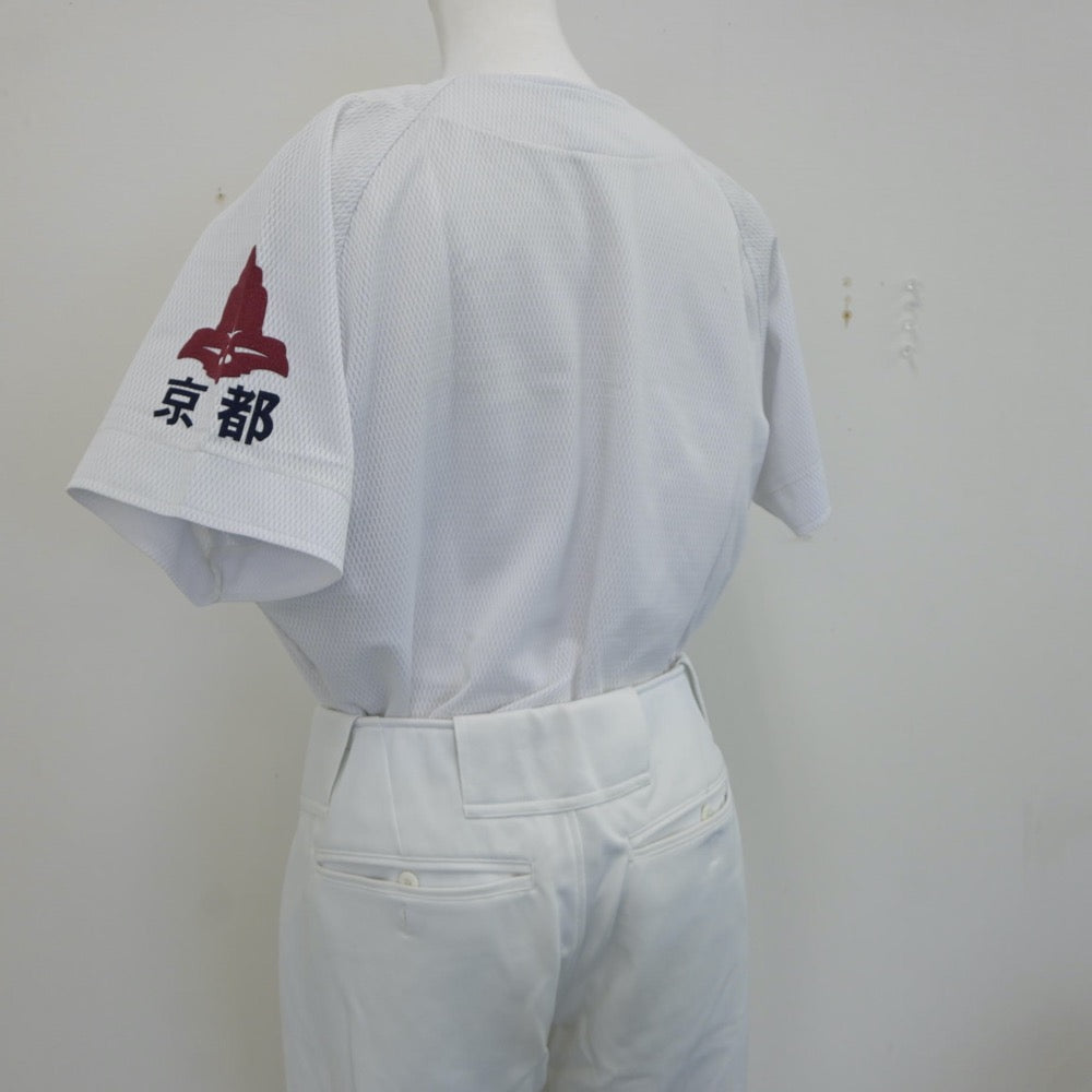 【中古】京都府 大谷高等学校 野球部ユニフォーム 男子制服 4点（部活ユニフォーム 上・部活ユニフォーム 下）sf017909