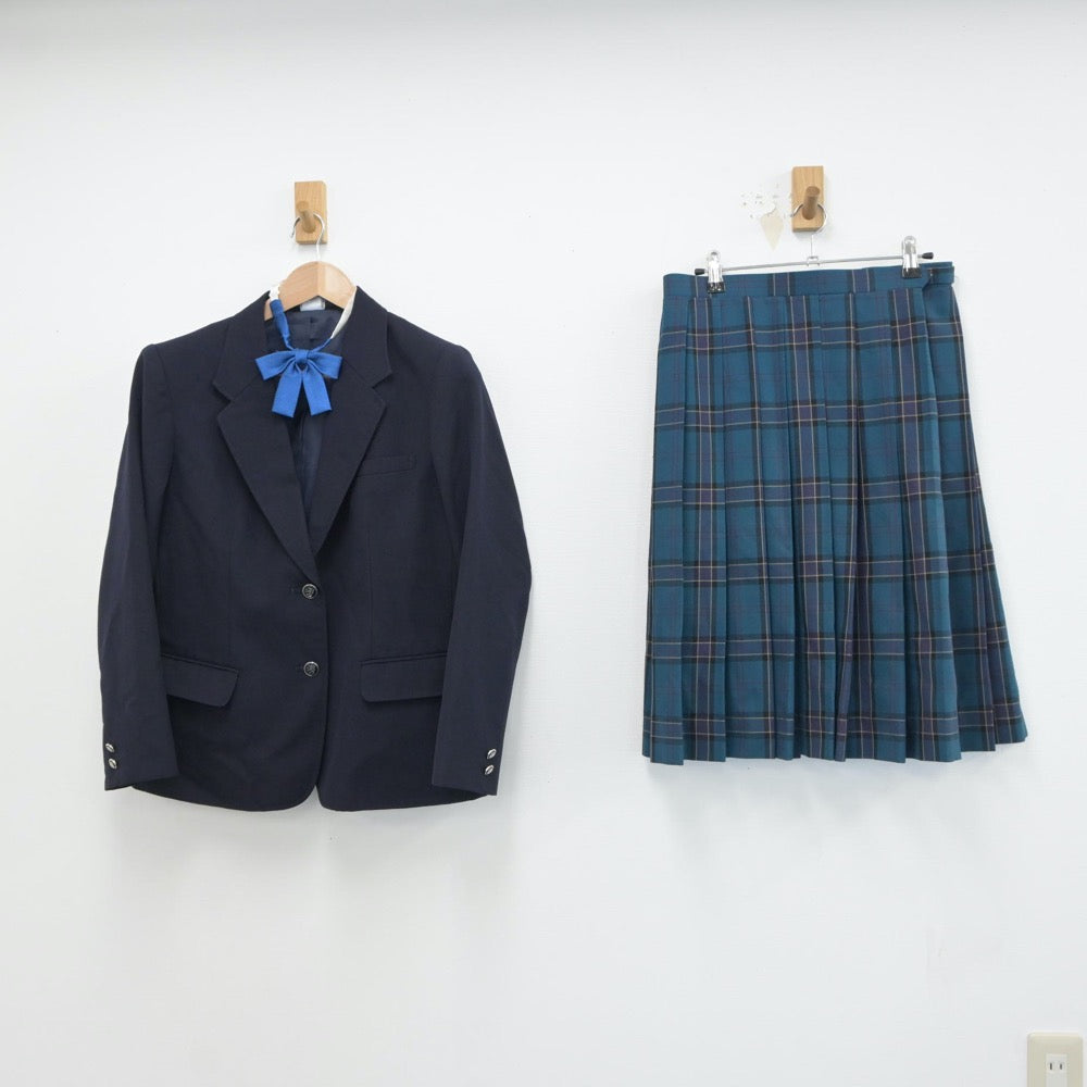 【中古】千葉県 白井市桜台中学校 女子制服 3点（ブレザー・スカート）sf017916