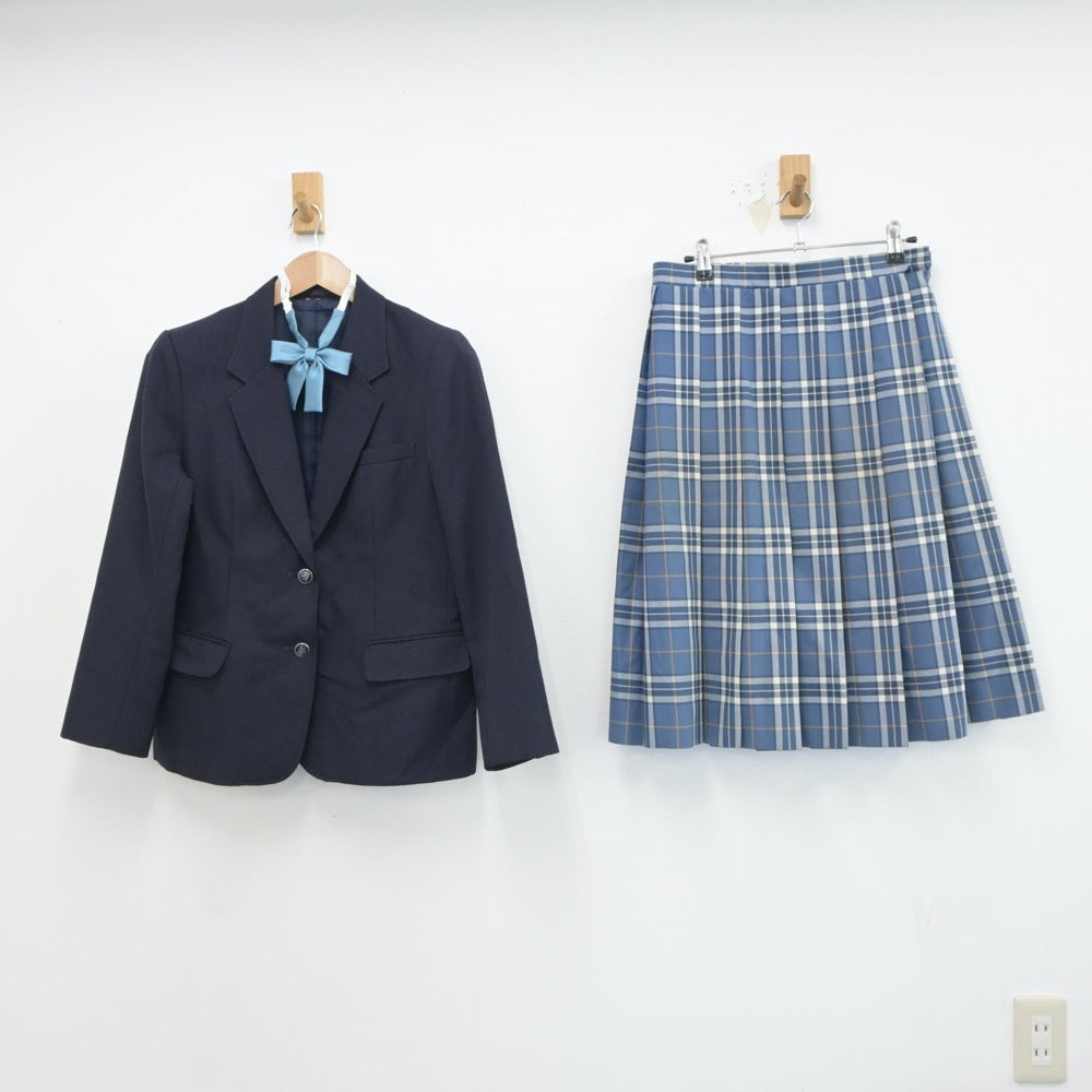 【中古】千葉県 白井市桜台中学校 女子制服 3点（ブレザー・スカート）sf017917