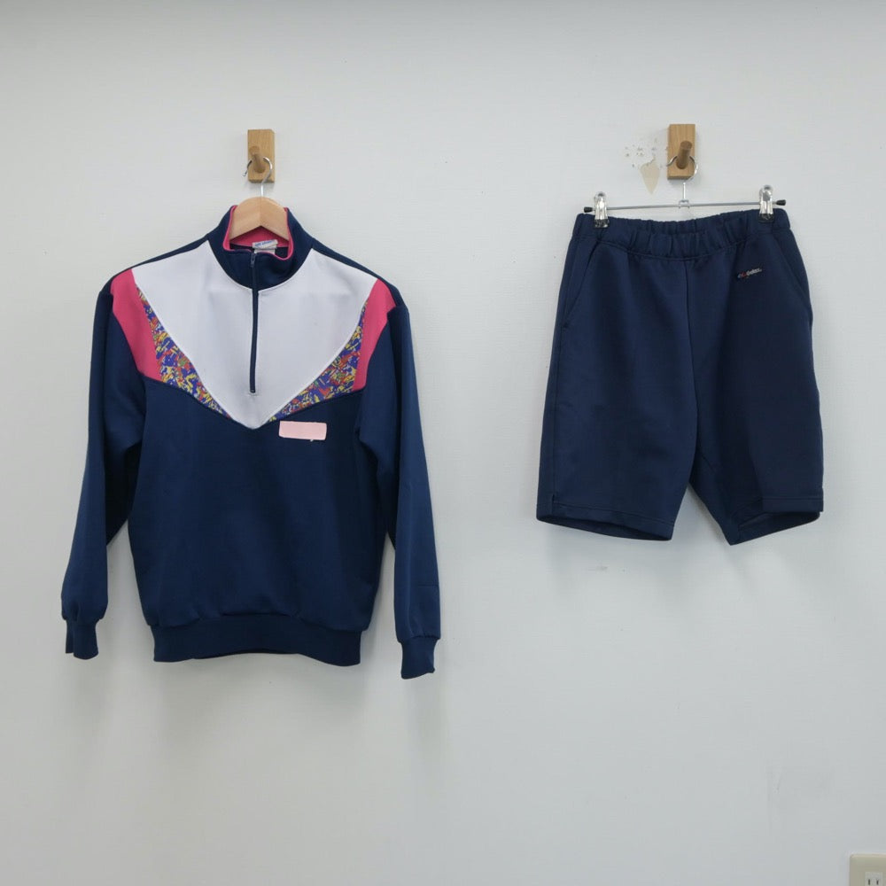 【中古】埼玉県 川口市立領家中学校 女子制服 2点（ジャージ 上・体操服 下）sf017925