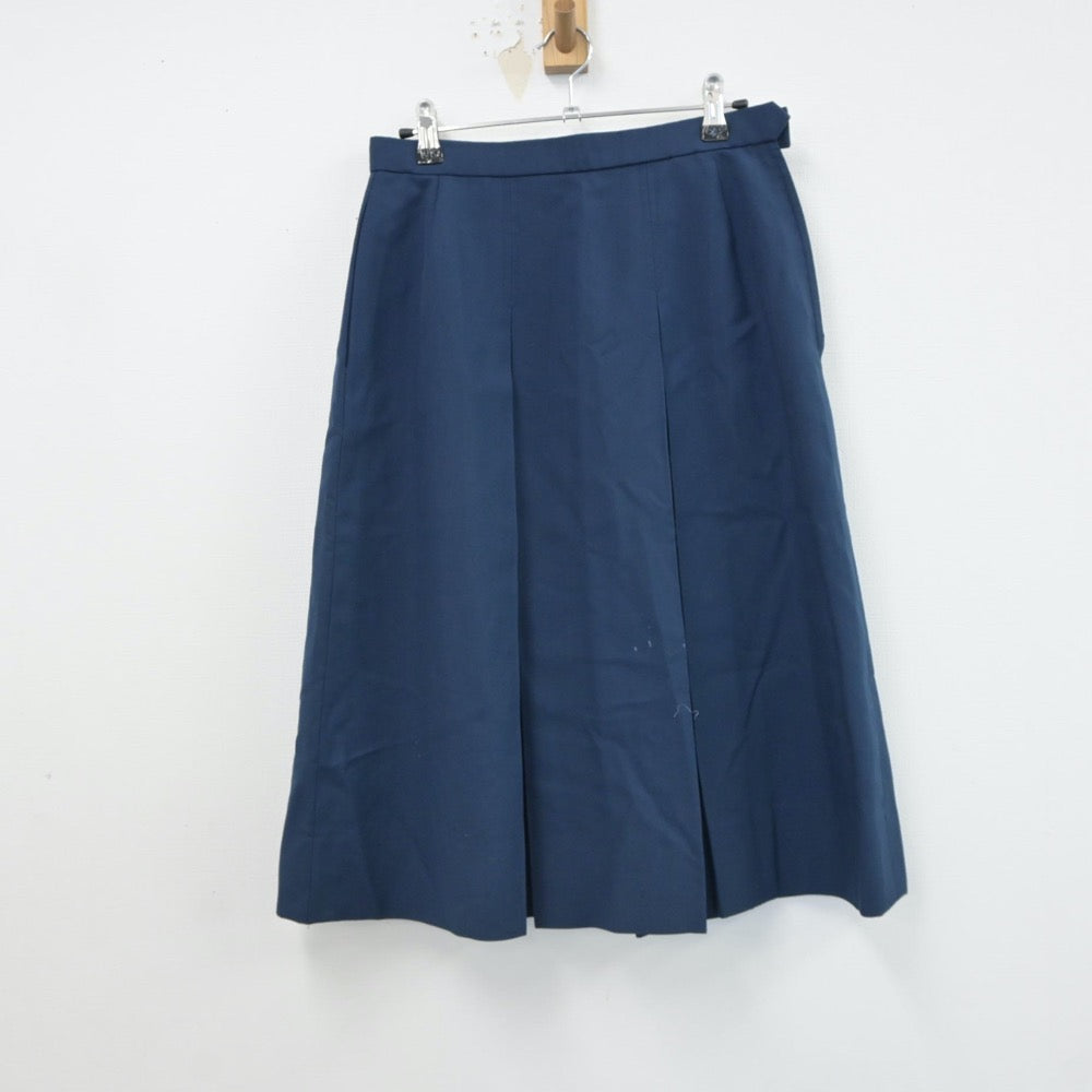 【中古】埼玉県 川口市立領家中学校 女子制服 3点（ニット・ニット・スカート）sf017926