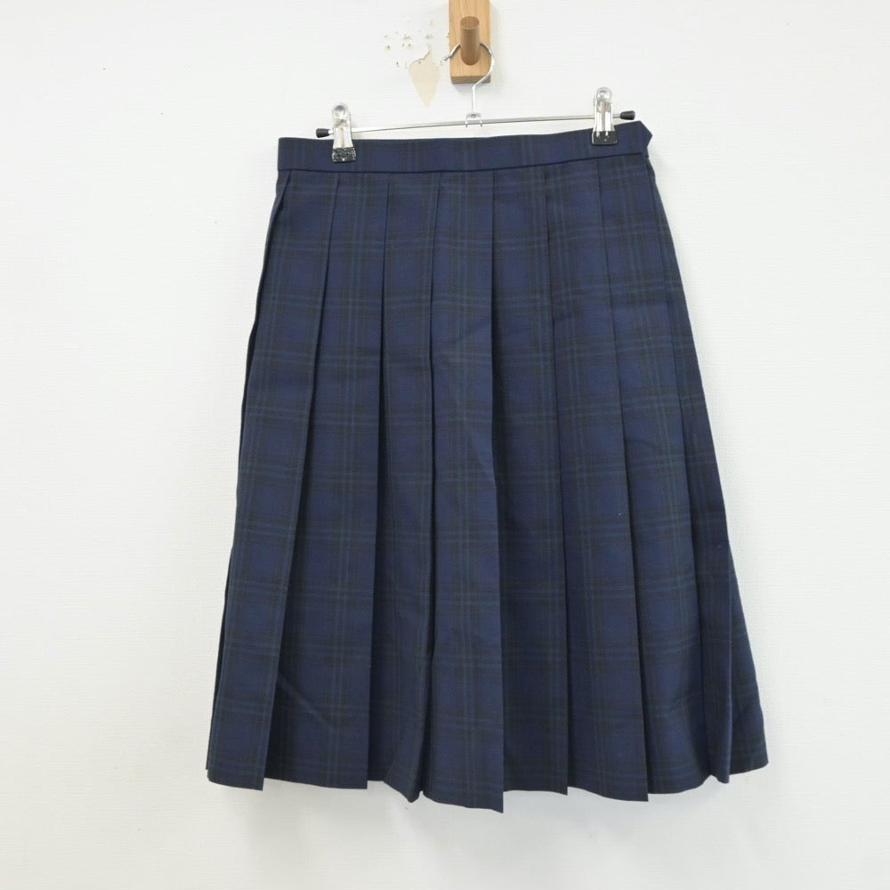 【中古】福岡県 福岡県立春日高等学校 女子制服 2点（シャツ・スカート）sf017933