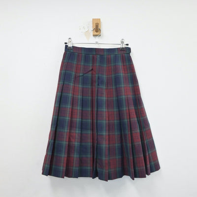 【中古】福岡県 筑陽学園高等学校 女子制服 3点（シャツ・ニットベスト・スカート）sf017942