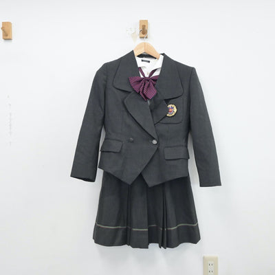 【中古】東京都 桜美林中学校 女子制服 5点（ブレザー・シャツ・スカート）sf017953